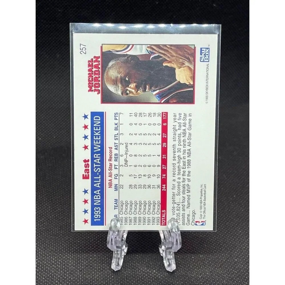 Michael Jordan Card 1993-94 NBA Hoops #257